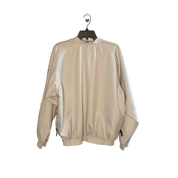 Nike Golf Pullover Windbreaker Mens size Medium Long Sleeve 1/4 Snap Elastic Hem - Picture 2 of 13